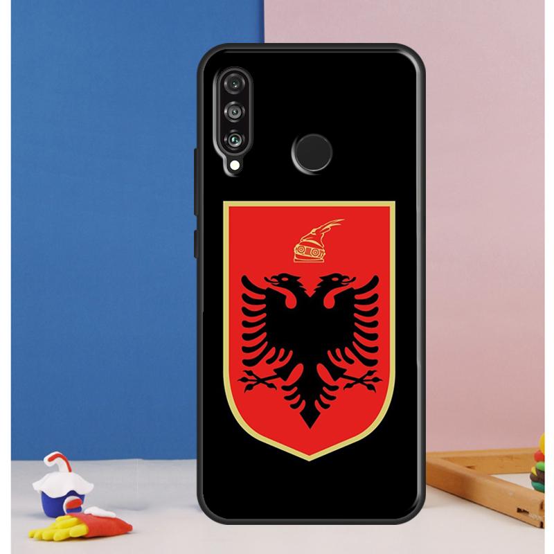 Albania Albanians Flag Case For Huawei Nova 12s 7i 8i 11i 12i 9 10 SE Y73 Y90 Y70 Y72 Y61 Y91 P30 P40 Lite P60 Pro