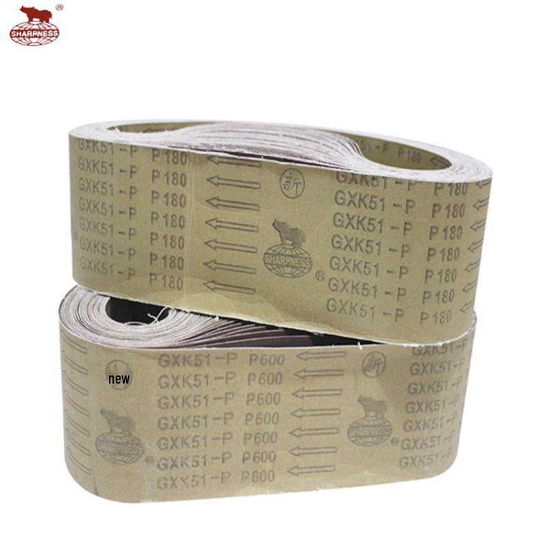 Sharp GXK51-P Sanding Belt 610*100 mm - Brown Fused Alumina for Precision Sanding