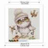 New Arrival 5D DIY Full Circle Diamond Painting "Cute Owl" Embroidery Cross Stitch Home Decor Gift