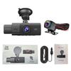 3 Channel WiFi GPS Dash Cam Car DVR Black Box 2K Video Recorder Front Inside Rear View Camera Car Accessories