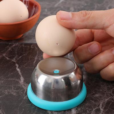 Ovo Perfurador para Ovos Cozidos Furador Furador Separador Agulha de Aço Inoxidável Separador de Ovos Ferramenta de Perfuração Utensílios de Cozinha