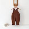 Korean Style Corduroy Unisex Children's Overalls - Trendy, Comfortable, & Casual for Spring & Autumn
