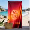 Asciugamano da Spiaggia Personalizzato Stampato Ajax Amsterdam Logo Calcio Supporto Nome Personalizzato Testo Asciugamano Assorbente Per Sport Viaggio Regalo Speciale