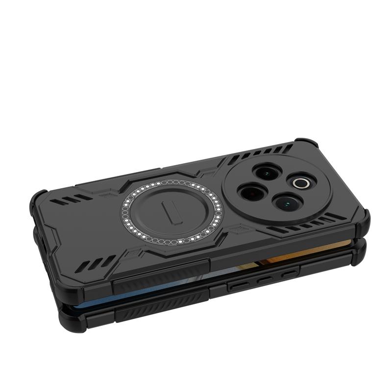 For Vivo iQOO Z10 Case For Vivo iQOO Z10 Funda Anti-knock Magnetic Adsorption Wireless Charge Back Cover For Vivo iQOO Z10 Case