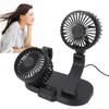 Car Dual Hd   Circulator Fan USB Powered Dashboard Cooling   Circulator Fan Electric Car Cooler Fan