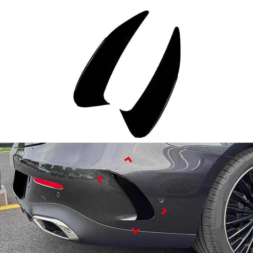 2pcs Rear Bumper Side Spoiler for Mercedes Benz CLE Coupe C236 AMG 2026 onwards