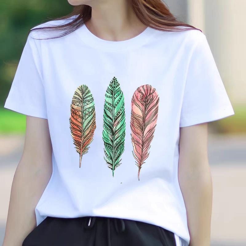 Trendy Summer Women's Short Sleeve T-Shirt - American Korean Style