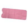 Slip Proof Shower Mat Odourless PVC Flexible Elastic Bathtub Liner Mat with Suction Cup Pink