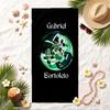 Gabriel Bortoleto Soft Beach Towel Stylish Beach Pool Towel for Summer Seaside Vacation Travel