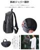 [Masa Kawa] Men's Genuine Leather Business Backpack, Fully Waterproof, Divided Storage, Simple Design, Black, Compact, Shape-Retaining, Trapezoid