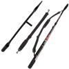 Lure Rod Bundle: Lightweight Fishing Rod with Velcro Protective Sleeve and Adjustable Shoulder Strap.