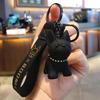 Resin French Bulldog Keychain