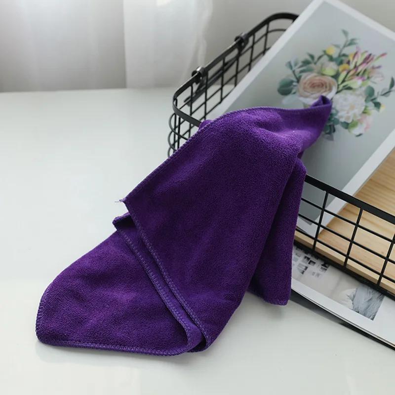 1PC Towel Microfiber Quick Drying Solid Color Soft Face Towel Dry Head Hair Adult Face Towel 30x70cm Bath For Kids