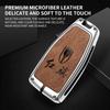Zinklegierung Auto Schlüsselabdeckung Hülle Halter Schutzhülle für Hongqi HS5 HS7 HS E HS9 Logo Schlüsselanhänger Tasche Set Innenzubehör
