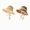 Summer Hats for Women Sun Hat Lace Ribbon Sunshade Sun Protect Beach Accessories Sunhat Big Brim Vacation Foldable Cap Wholesale