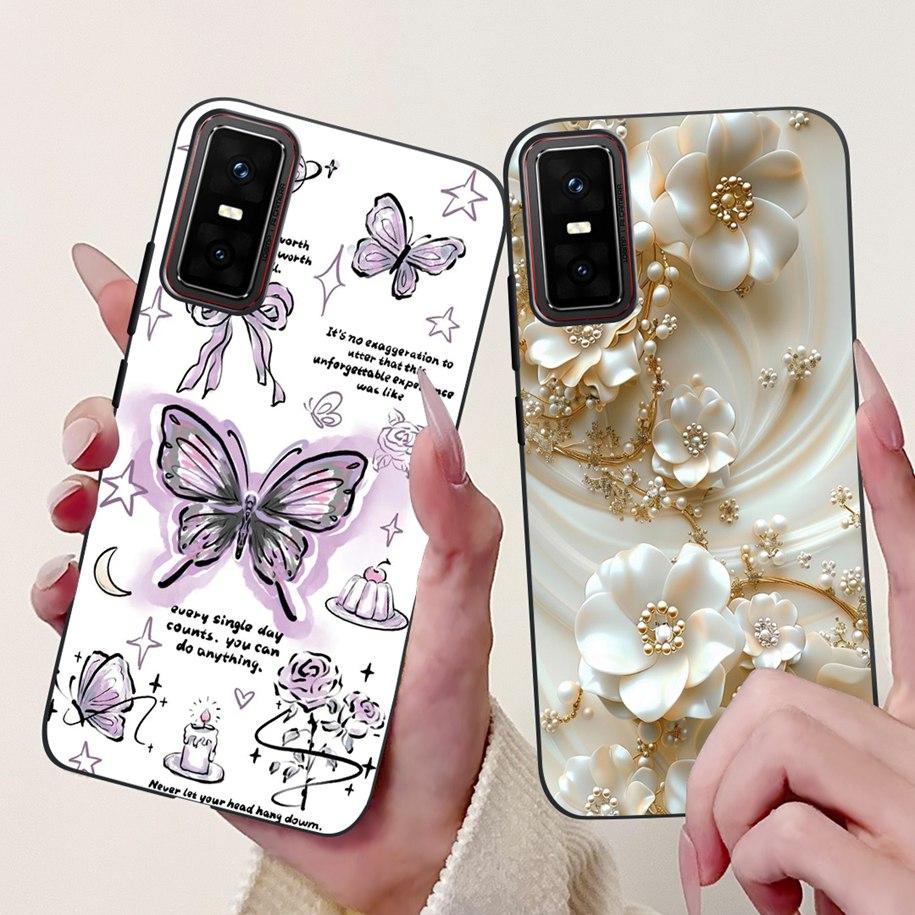 For Infinix GT 30 Pro 5G Case Cool Dragon Carp Love Heart Cartoon Shockproof Silicone Soft Cover For Infinix GT30Pro X6873 Funda