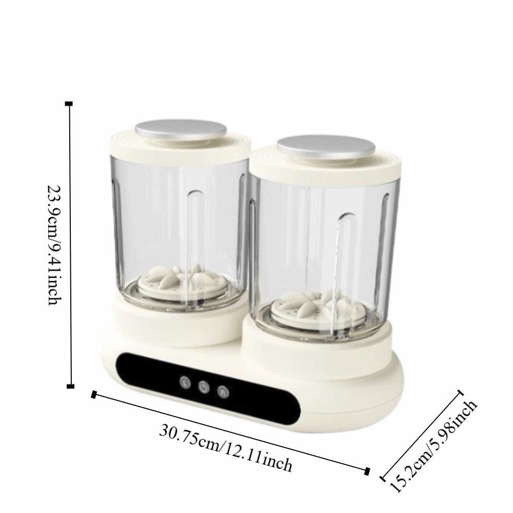 Rotating Dual-bucket Laundry Cup Compact Travel Mini Washer Underwear and Socks Washer  Dormitory