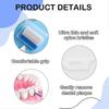 Interdental Brushes 220 Pcs Dental Brushes Dental Floss Stick for Interdental Cleaning Interdental Brushes Blue Portable Oral Tooth Clean Interdental 