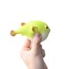 Flour Pufferfish Stress Ball Squeeze Toy Stress Relief Mini Puffer Sensory Toy Home Office Worker Decompression Tool