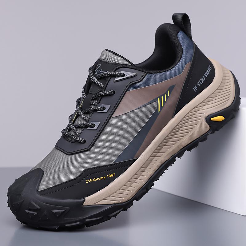 

Fashion Men s Breathable Mesh Running Shoes Lightweight Walking Sneakers Men New Outdoor Flats Non-Slip Comfortable Athletic Footwear 44 хаки