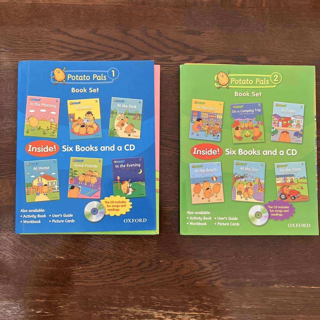 

[Б/У] Оксфордская английская иллюстрированная книга Potato Pals 12 книг + 2 оригинальных CD