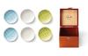 Dolce Duo Small Plate Set of 6 Soy Sauce Mino Made In Present (Small Plates, Dishes) (Wooden Box) - Ware, Japan, Gift, (SL-1659)