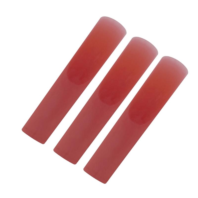 3Pcs Resin Sax Reed Set Musical Instruments Accessory Reeds Replacement for Beginner Tenors/Alto/Soprano Saxophone Reeds