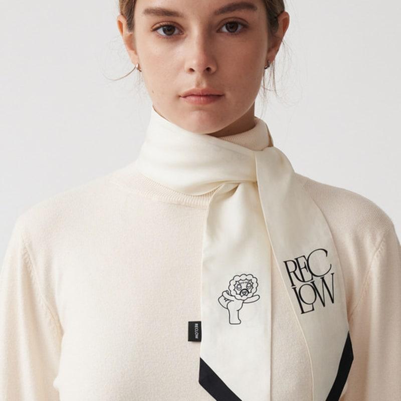 

RECLOW [Reclow X Artnom] ART SHINE Long Scarf WHITE FREE