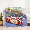 1PC Mega Man, Robotics Outdoor Blanket Lightweight Flannel, Soft & Warm, All-Season Use for Sofa, Outdoor, Camping, Living Room, Office17