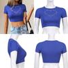New Summer Beaded Embroidery Crop Top - Women's European & American Style