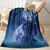 Gothic Style Blanket Soft & Cozy Suitable for Office Picnics Livingroom Four Seasons Universal Stylish Decor Perfect Gift for Relatives and Friends