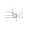 ZZ Scraper Ring 50x60x5/7 - Metal Housing