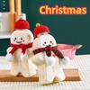 Christmas Decoration Gingerbread Man Milk Tea Beverage Cup Plastic Bottle Food Grade Homemade Beverage Creative Cold Drink Cup