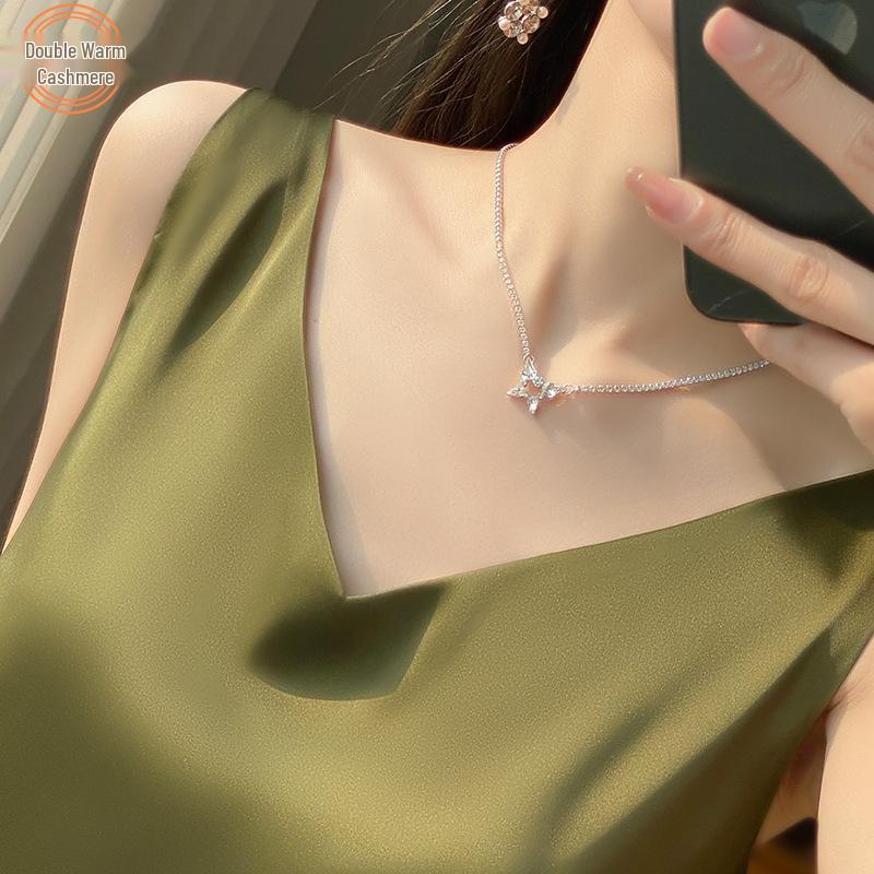 

Women s Imitation Silk Camisole: Satin V-Neck Front, Round Neck Back, Sleeveless Solid Top for Summer. L