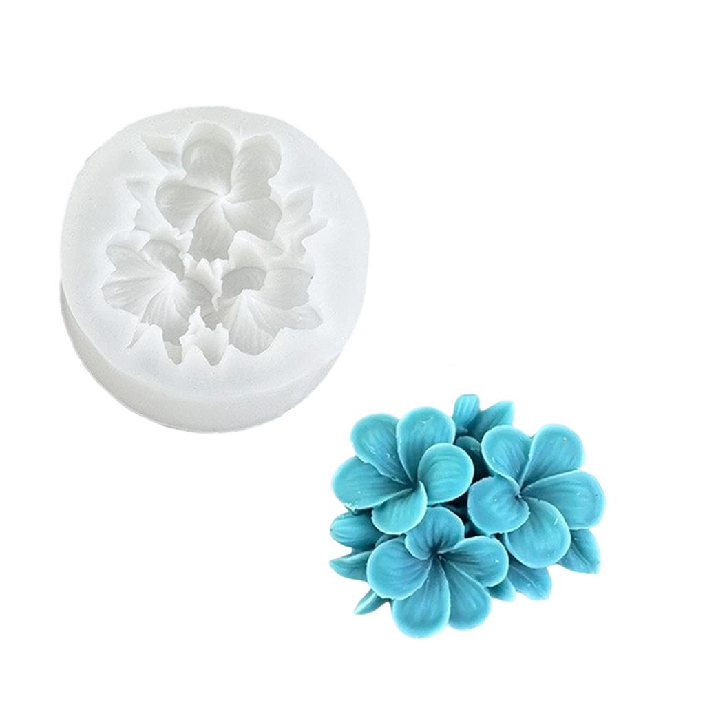 Multipurpose Flower Candle Sturdy Silicone Mould Small Size Craft Supplies for Stylish Candle Making and Decoration