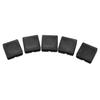 Good-Square Table Chair Leg Tube Pipe Feet Insert Cap 25Mmx25mm 100Pcs Black