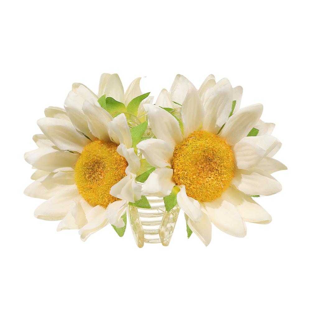 Simulated Sunflower Hair Clips Hairpin Fashion Hair Accessories Cute Flower Hair Claw For Women Girl