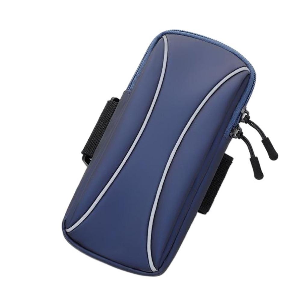 

Shoulder Belt Running Phone Shoulder Bag Large Capacity Sports Phone Bag Gym Yoga Cycling blue style 1