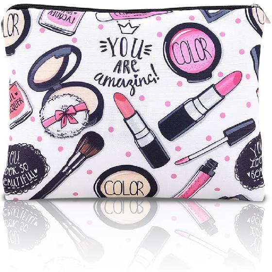 You are Amazing Makeup Bag for Women Girls Beauty Products Cosmetic Packing Bags for Traveling Toiletries for Women Girls Beauty Themed Makeup Travel amzing