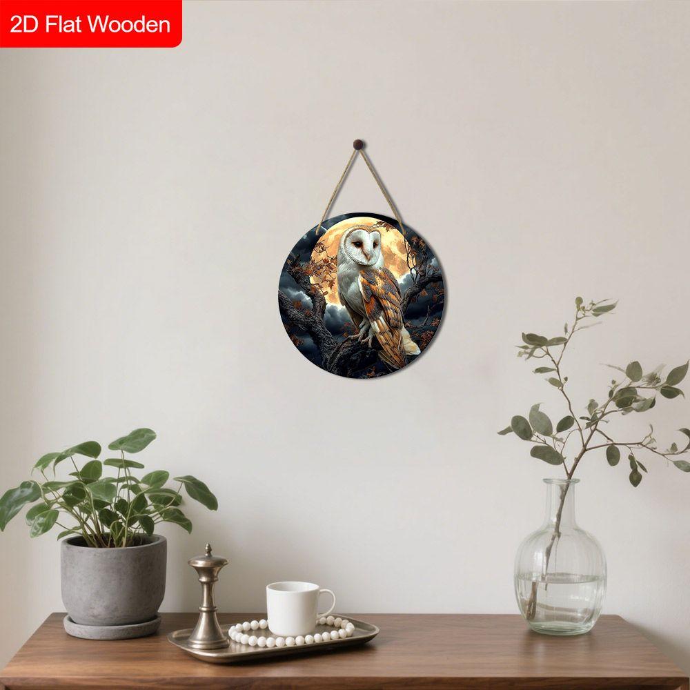 2D Flat Wooden Hanging Decorative Signs, Family Wall or Door Decoration, Garden Decoration, Housewarming Gifts for Friends