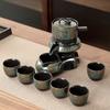 Juego de té Kungfu automático Hogar Simple Tetera Taza Cerámica