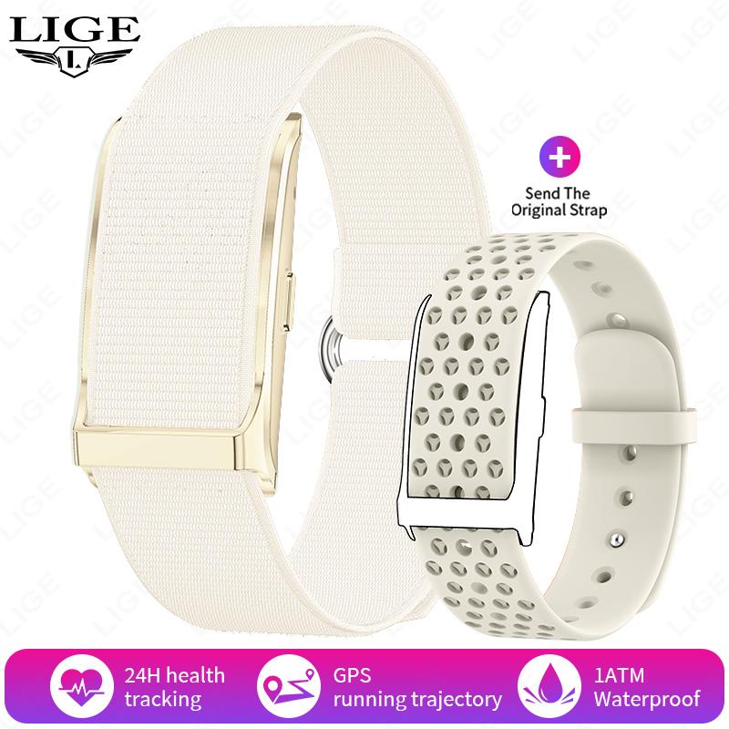 LIGE Novo Smartwatch Sem Tela Mulheres Esportes Monitoramento de Saúde Smart bracelet Homens Smart Watch
