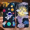 For Motorola Moto E40 Case Moto E20 E30 Cover Soft TPU Silicone Black Cartoon Dragon Astronaut Housing Etui For MotoE40 E 40 20