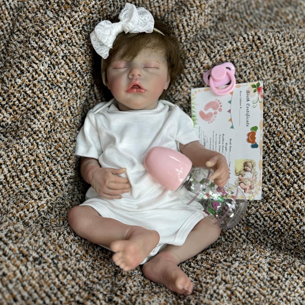 Reborn Baby Doll Girl 40cm Twin Exquisite Painted rebirth Doll Realistic Baby Toy