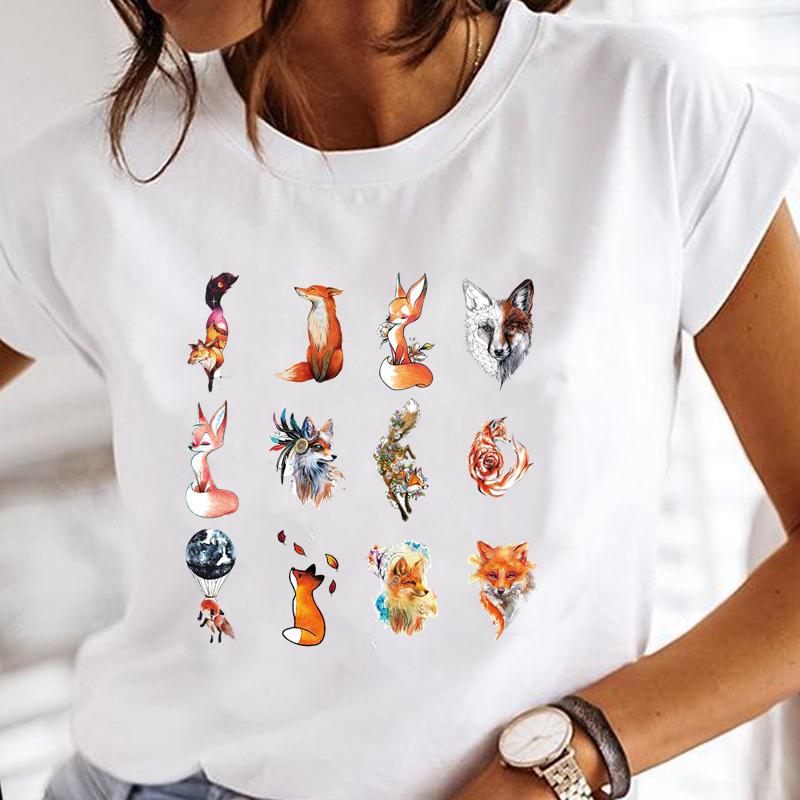 Années 90 Maman Mère Aquarelle Mère Tendance Manches Courtes Imprimé T-shirt Haut Mode d'Été T-shirt Dame Vêtement Féminin Décontracté T-shirt Graphique