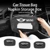 Leather Car Seat Backseat Tissue Storage Box Accessories For MINI Cooper JCW WORKS R55 R56 F55 F56 R57 R58 R59 R60 R50 gzpxv22