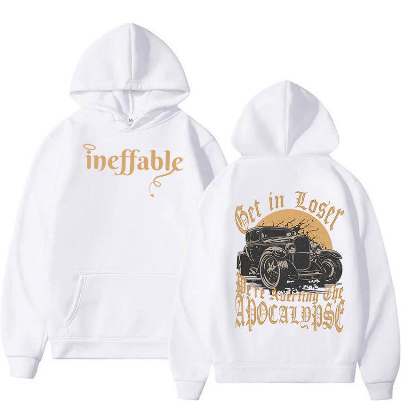 Men's Vintage Good Omens Graphic Hoodie