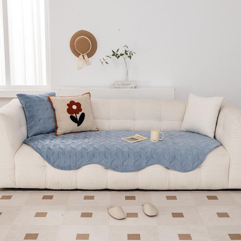 Special-shaped Sofa Cushions, Simple, Modern, Solid Color, Irregular Cushions, Genuine Leather Sofa Cover, Nordic Light Luxury Style