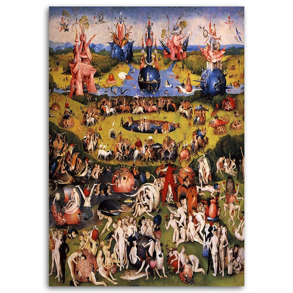 Canvas Print, Garden of Eden - H. Bosch Reproduction