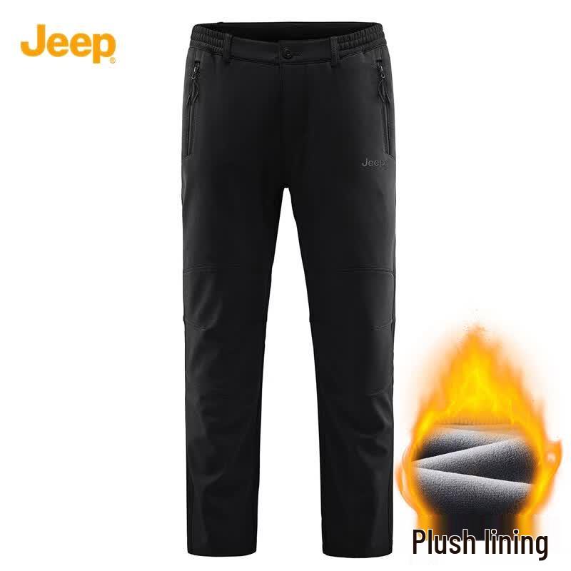 JEEP Men s Fleece-Lined Outdoor Casual Pants L